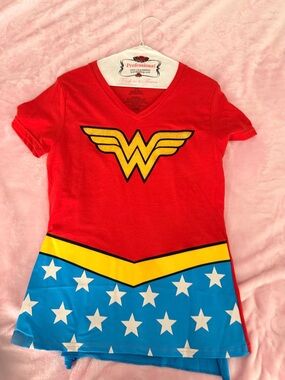 Wonder Woman women’s top Costume Dress - Red, Blue & Yellow.